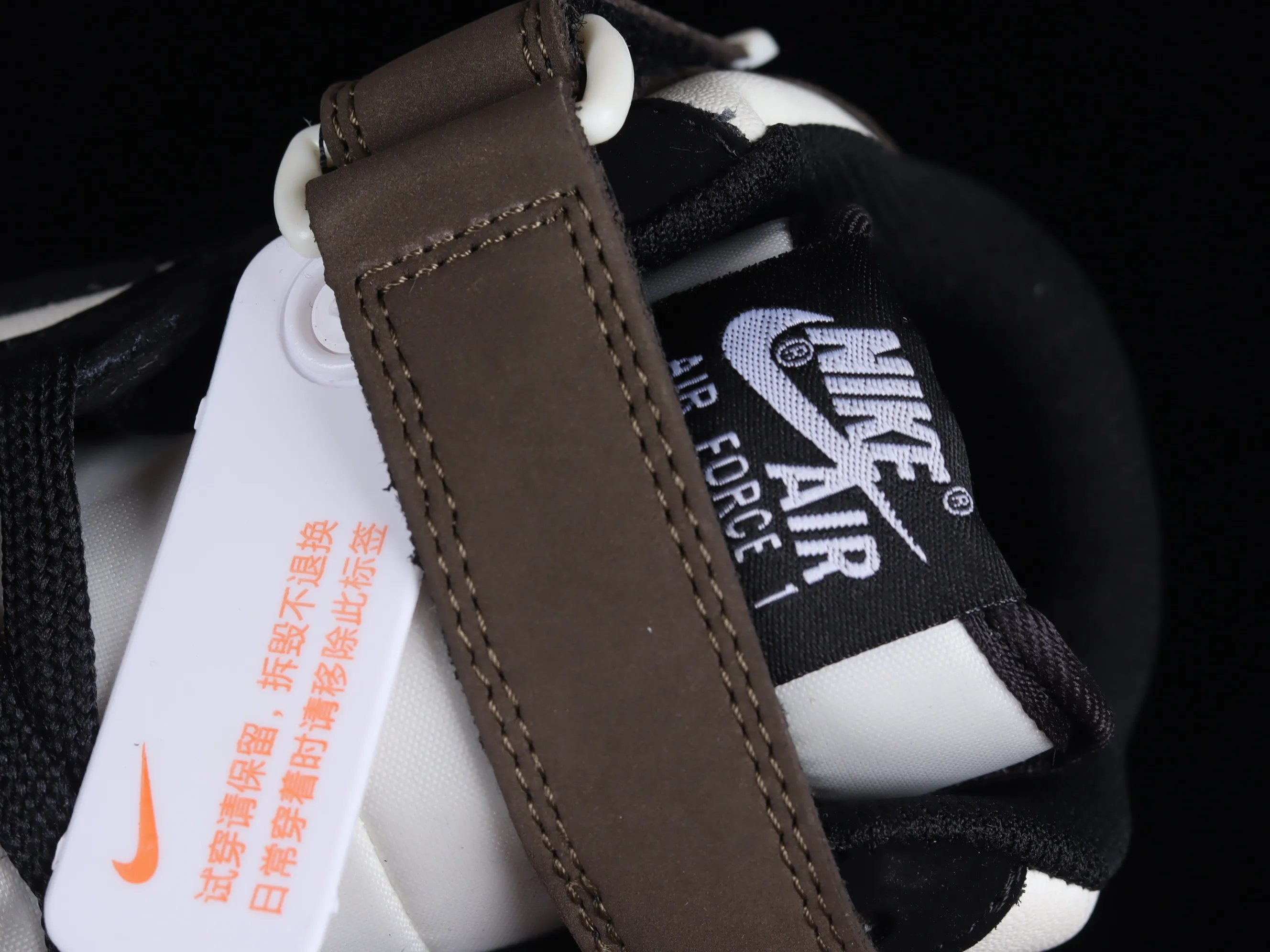 All categories Nk Air Force 1 Air Force series Nk Air Force 1 Mid Air Force mid-top Nk Air Force 1'07 Mid mocha black stitching Air Force One mid-top sports and leisure sneakers GH5696-023
